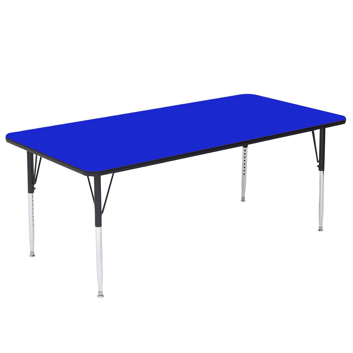 Correll A3672-REC-37 Rectangular Blue Top Activity Table