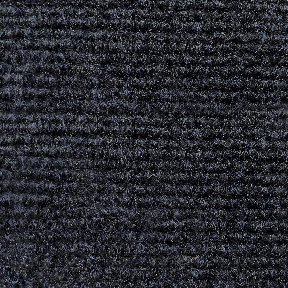 House, Home and More Indoor Outdoor Carpet with Rubber Marine Backing - Nautical Blue - 6 Feet x 25 Feet