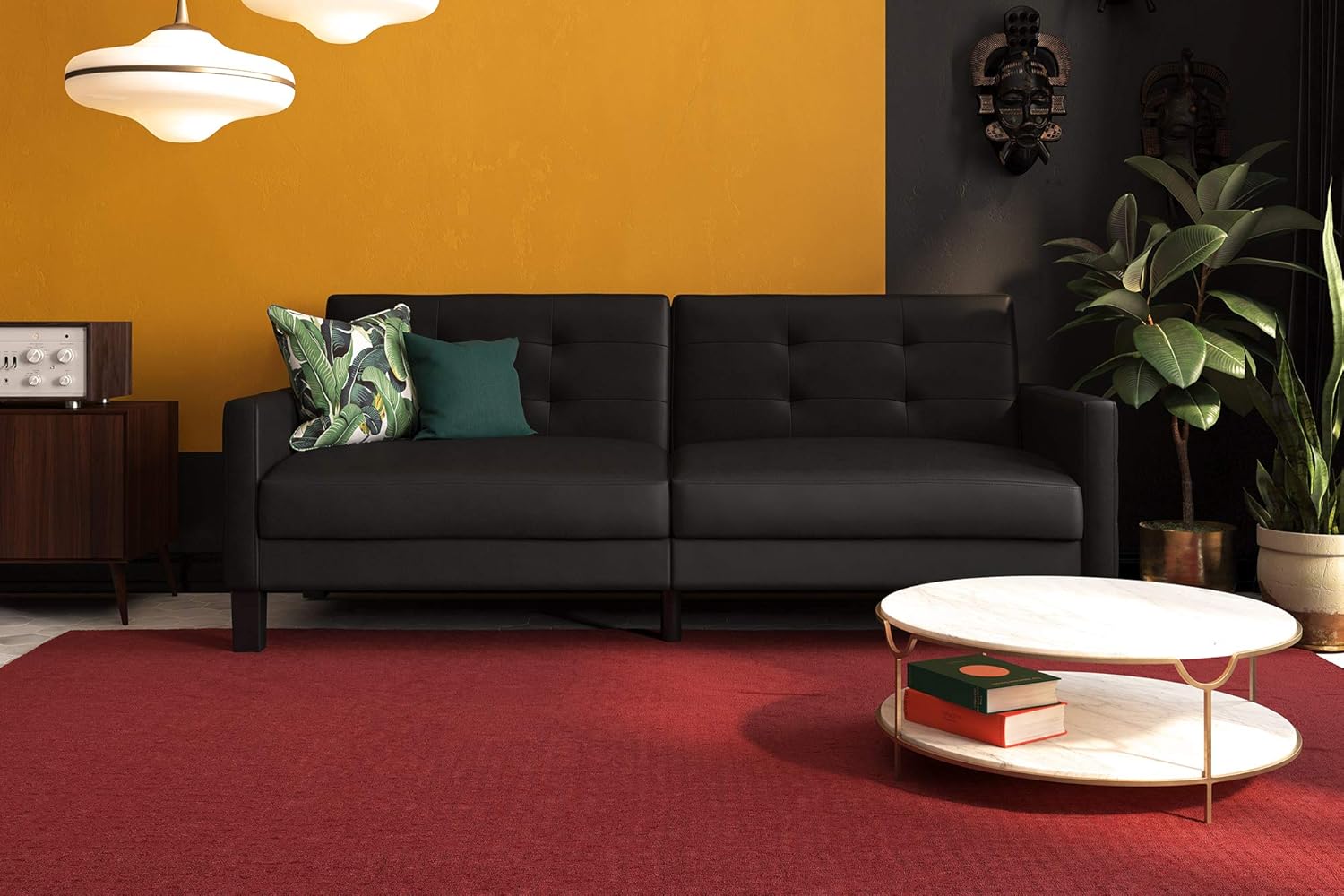 DHP Miller Futon, Black