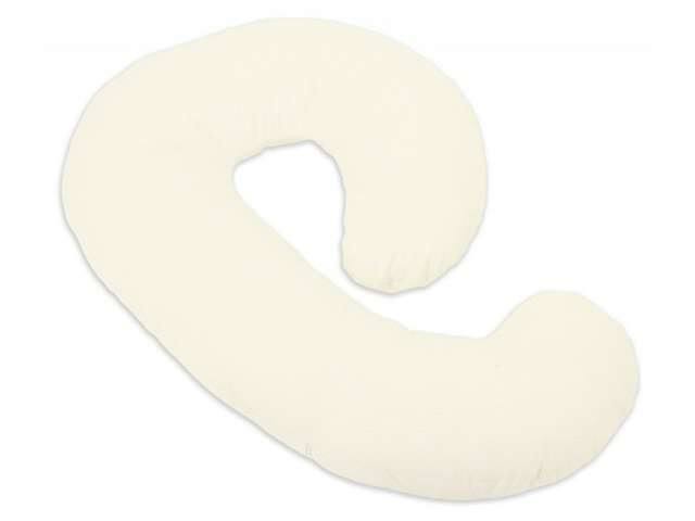 Leachco Snoogle Mini Compact Side Sleeper for Travel, Ivory