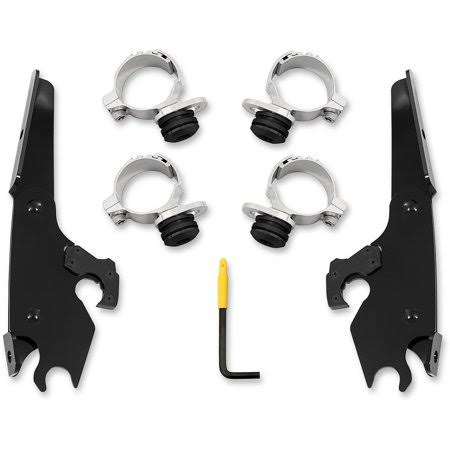 Memphis Shades MEB2027 Batwing Fairing for Trigger-Lock Mounting Kit - Black