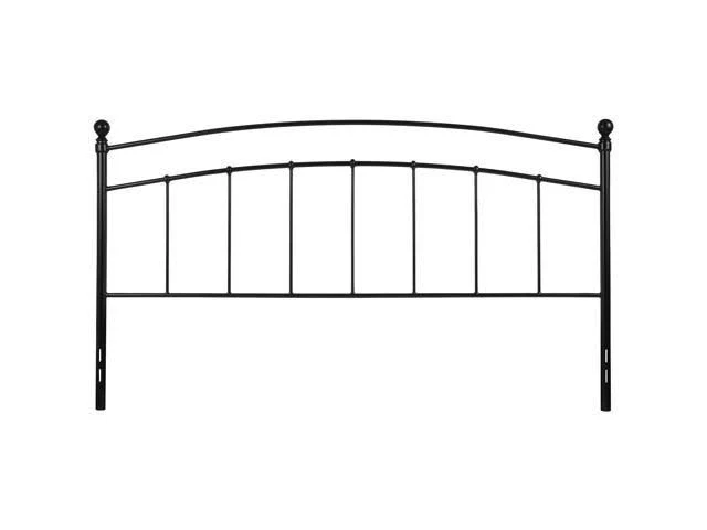 Flash Furniture Woodstock Decorative Metal Headboard, King, Black