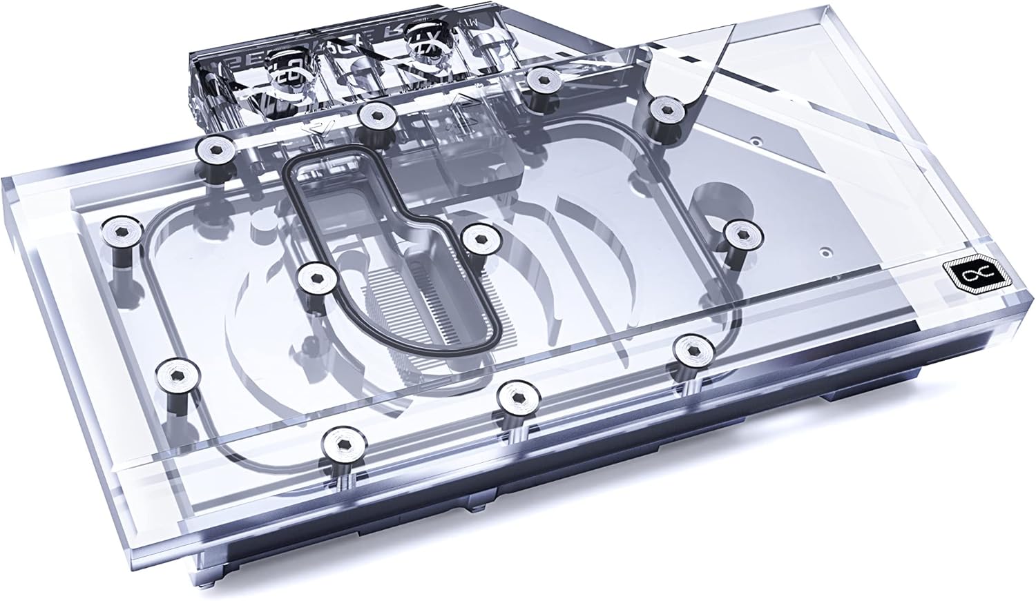 Alphacool Eisblock Aurora GPX-N GPU Water Block with Backplate, RTX 3080 Founders Edition, Plexi
