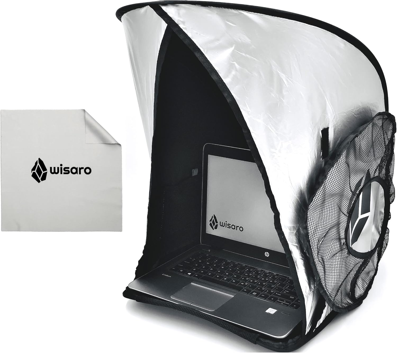 WISARO Laptop Sun Shade &ndash; Work from Anywhere, Anti-Glare, Lightweight, Fits up to 17