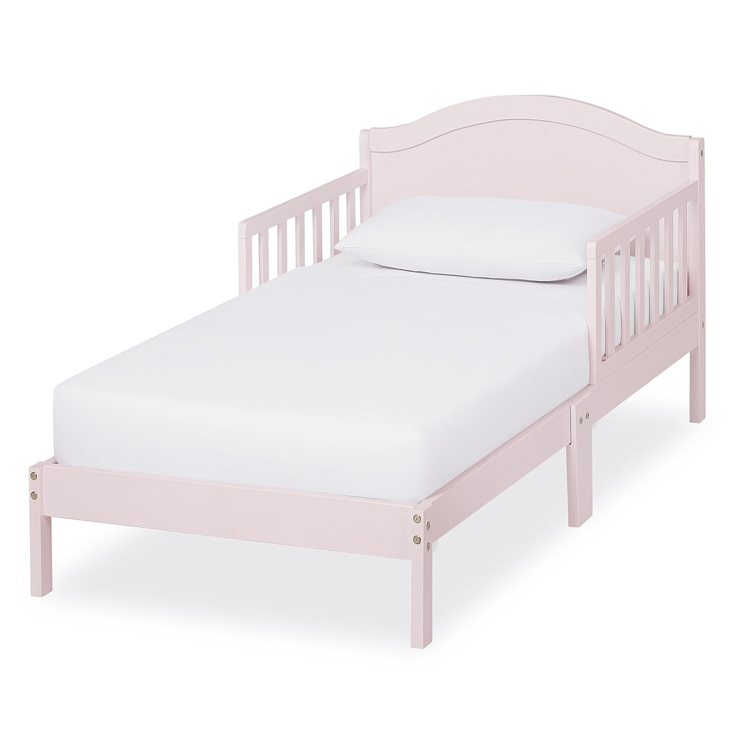 Dream On Me Sydney Toddler Bed in Blush Pink, Greenguard Gold Certified 53x29x28 Inch (Pack of 1) Pack of 2