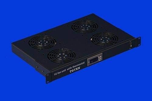 RAISING ELECTRONICS Rack Mount Digital Server Fan Cooling System with 4 Fans 1U