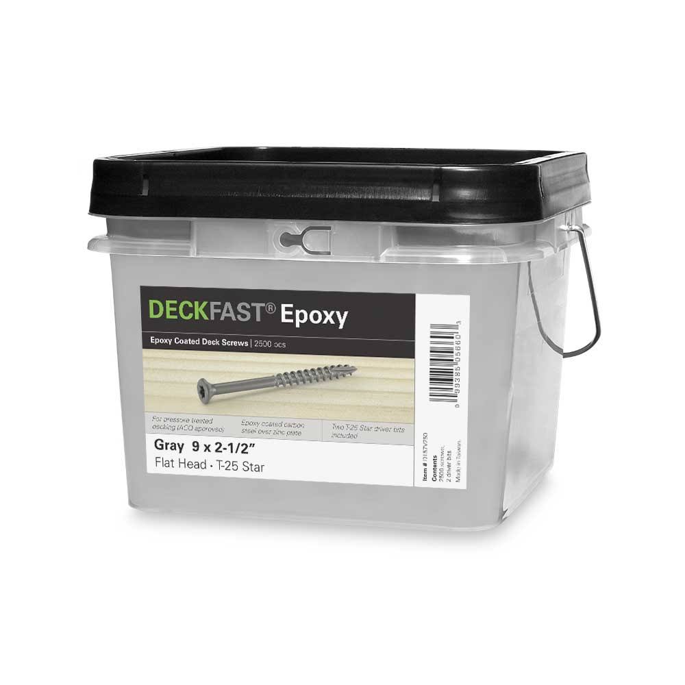 Starborn Industries Deckfast Epoxy Star Drive Deck Screws - Bulk Pack - #7 x 1-1/4x22 - Red