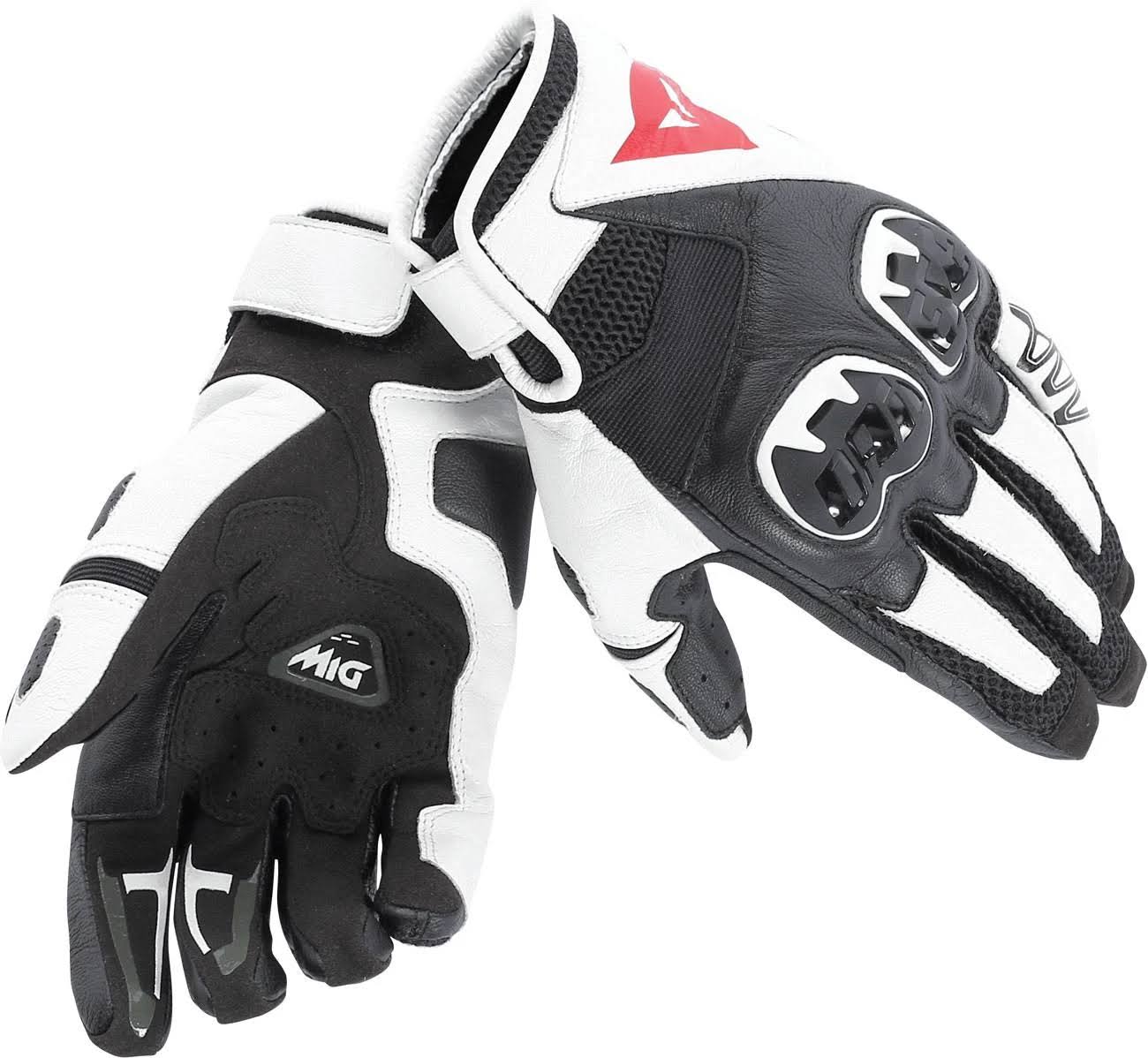 Dainese MIG C2, Gloves - Black/White/Black - XL