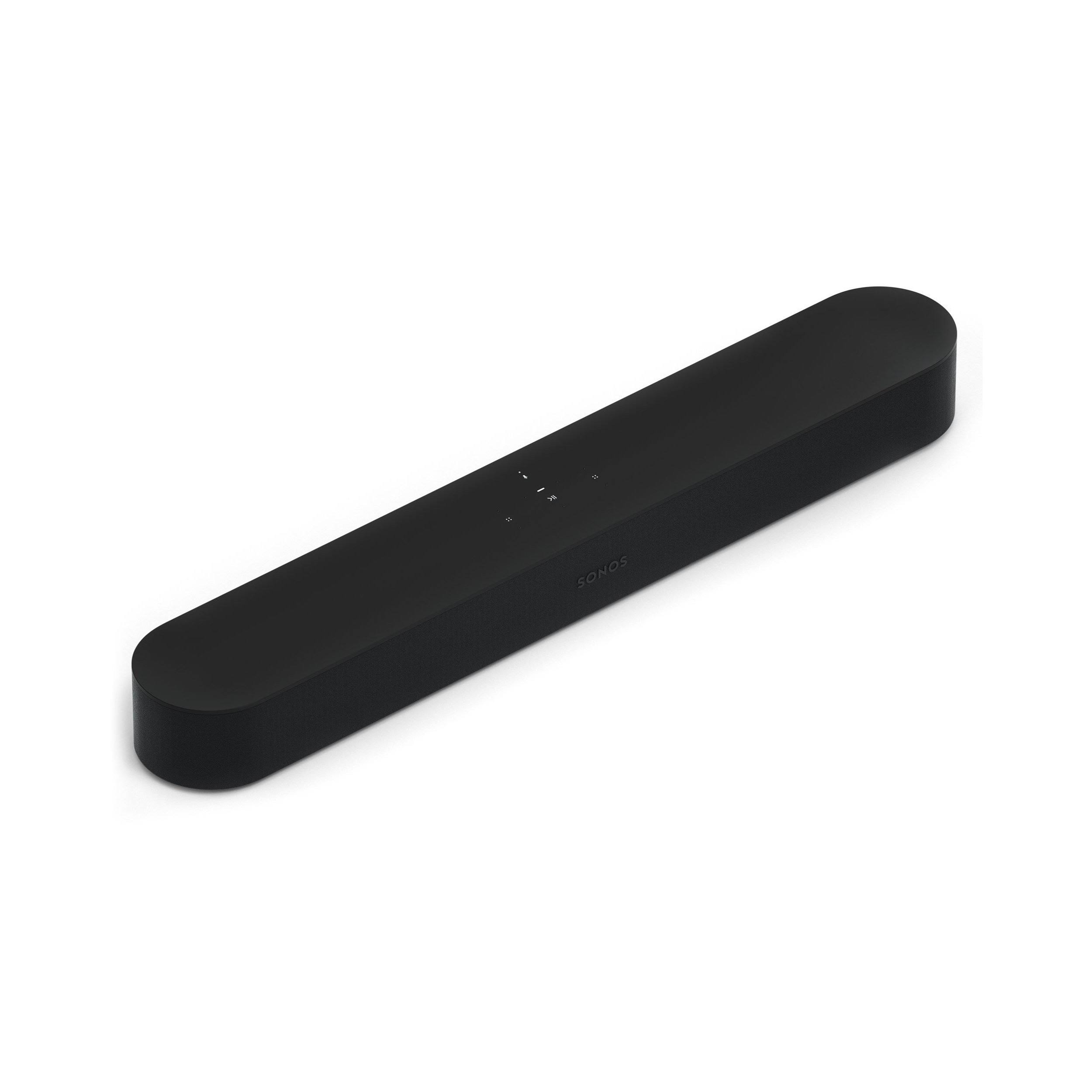 Sonos Beam Compact Smart Sound Bar with Voice Control (Black)