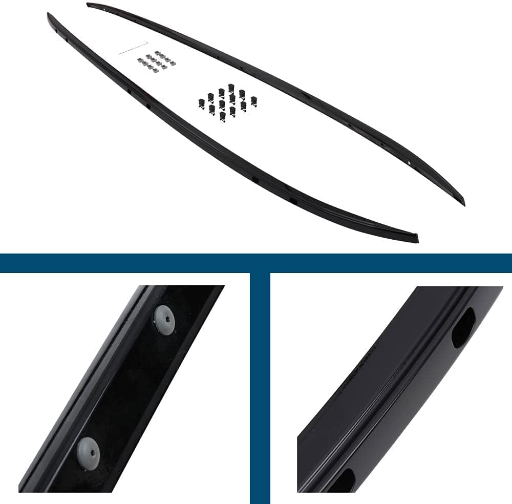 Roof Rail Rack & Cross Bar for Mazda CX-9 CX9 2016 2017 2018 2019 2020 2021 2022 Cargo Rooftop Accessories All Black