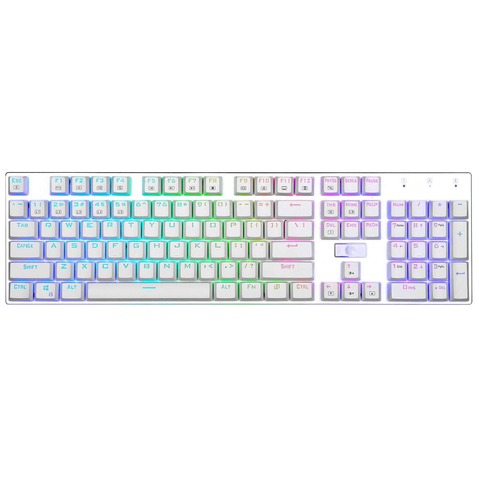 Huo Ji E-YOOSO Z-88 RGB Mechanical Gaming Keyboard, Programmable RGB Backlit, u0026