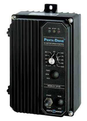 KB Electronics, 8401, KBPW-240D (Black), 0-90/0-130/0-180VDC, 1/2 HP, Nema 4X, DC Drive