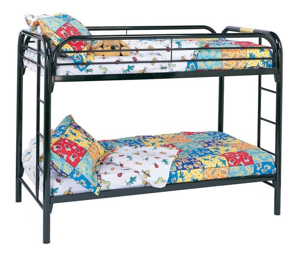 Coaster 2256K Twin/Twin Bunk Bed - Black