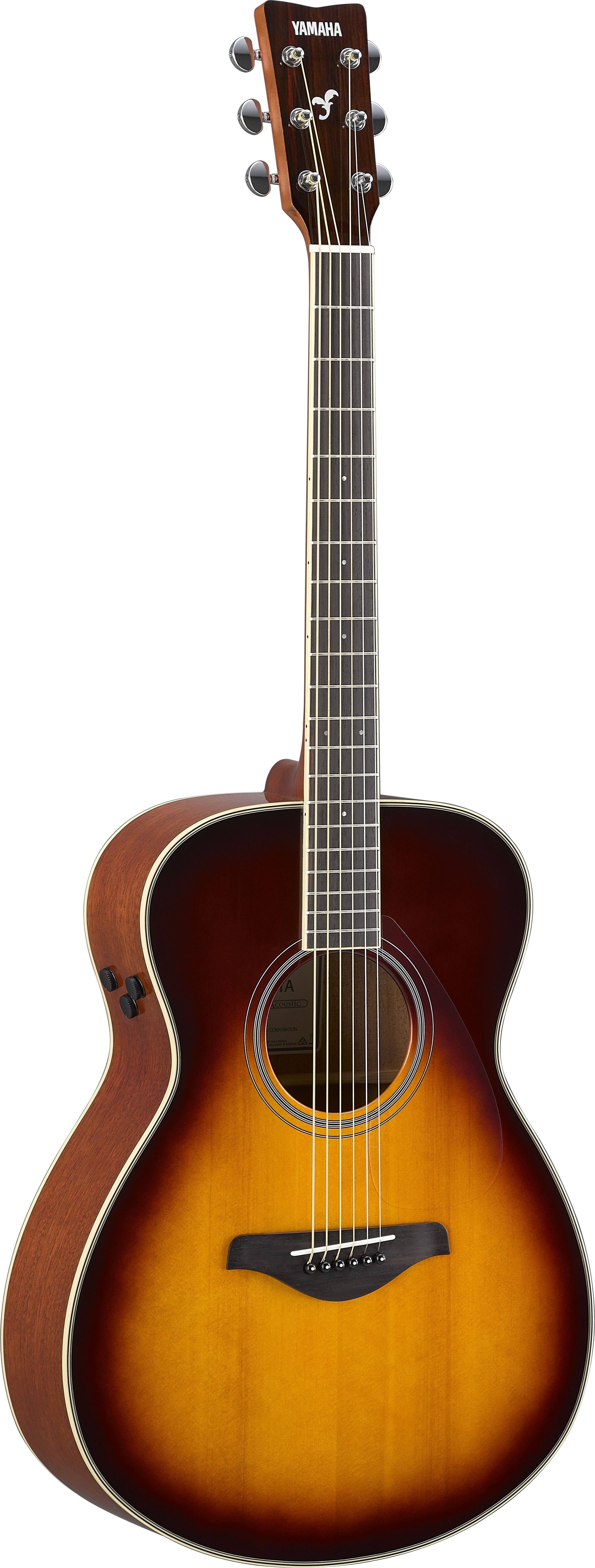 Yamaha FS-TA TransAcoustic Acoustic Electric Guitar - Brown Sunburst