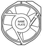 AC Fans AC Axial Fan, 150x172x38mm, 115VAC, 102.3CFM, Flange, Terminal(5915PC-12T-B10-A00)