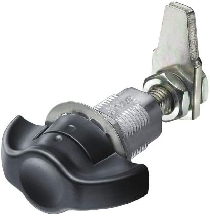 Battalion Compression Latch, Nonlocking, T Handle, Black Powder Coated Finish, 1-13/32