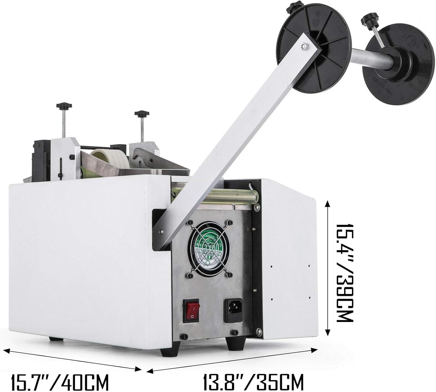 Mophorn Automatic Heat-Shrink Tube Cutting Machine 250W YS100 Tube Cable Pipe Cutter Precise Efficient Tube Cable Pipe Cutter Cutting Machine for Sleeve, Rubber/Plastic Tube, Small Wire, Sheet, Film