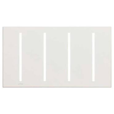 Lutron LWT-GGGG-LS Grafik T, Faceplate, 4 Gang, Limestone