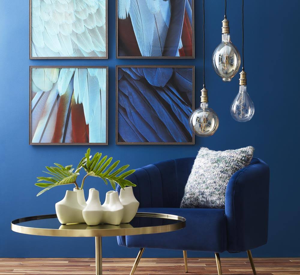 GE Vintage 40-Watt EQ G63 Amber Dimmable Decorative Light Bulb (2-Pack) | 93099995