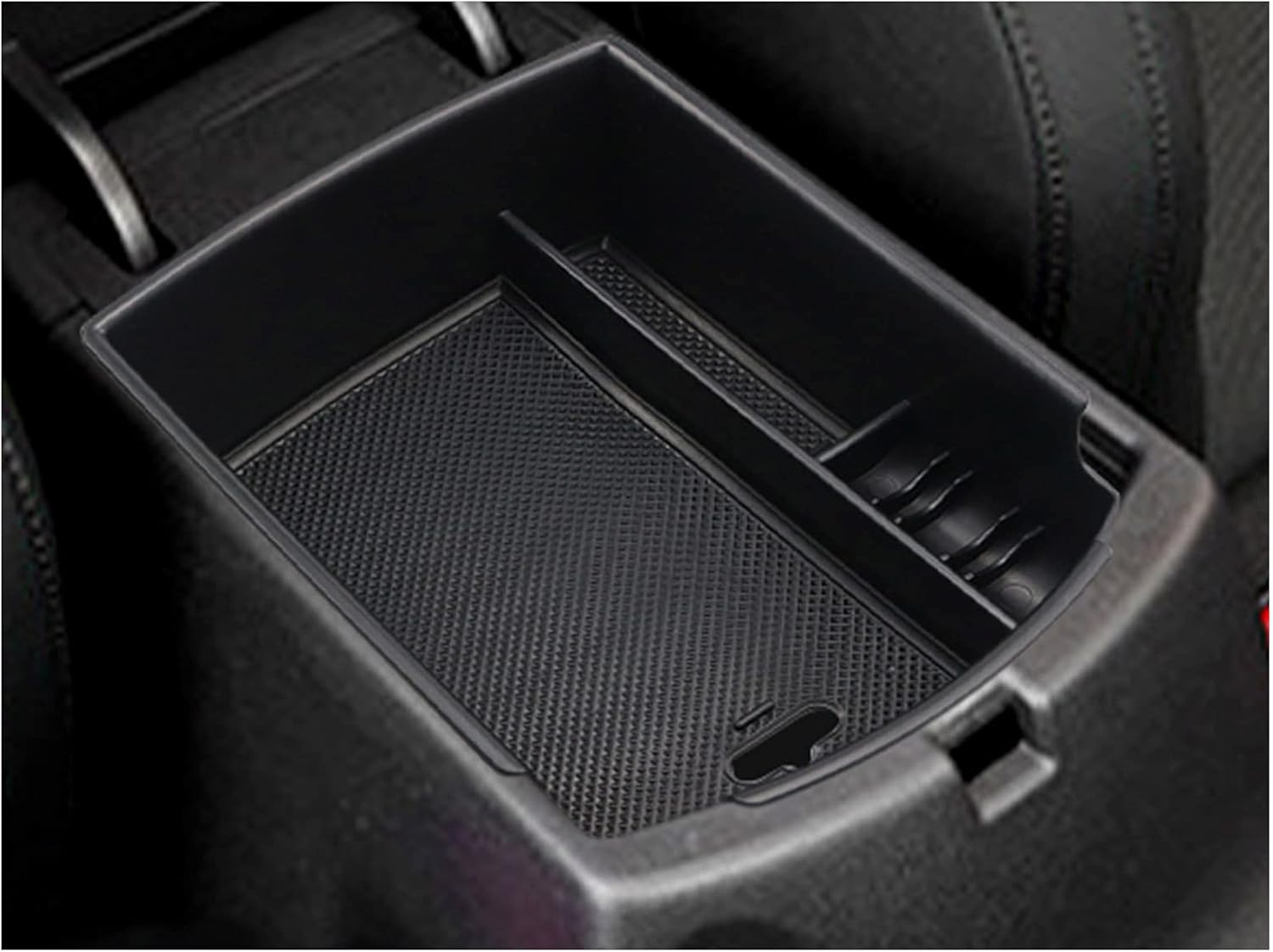 SXCY Center Console Organizer Tray Compatible with 2020 2021 Kia Soul Interior Accessories Armrest Console Insert Box ABS Secondary Storage with Anti-Dust Mats