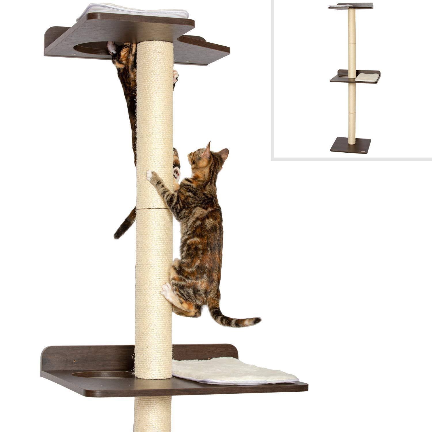 PetFusion Ultimate Cat Climbing Tower u0026 Activity Tree. Tall Sisal Scratching ...