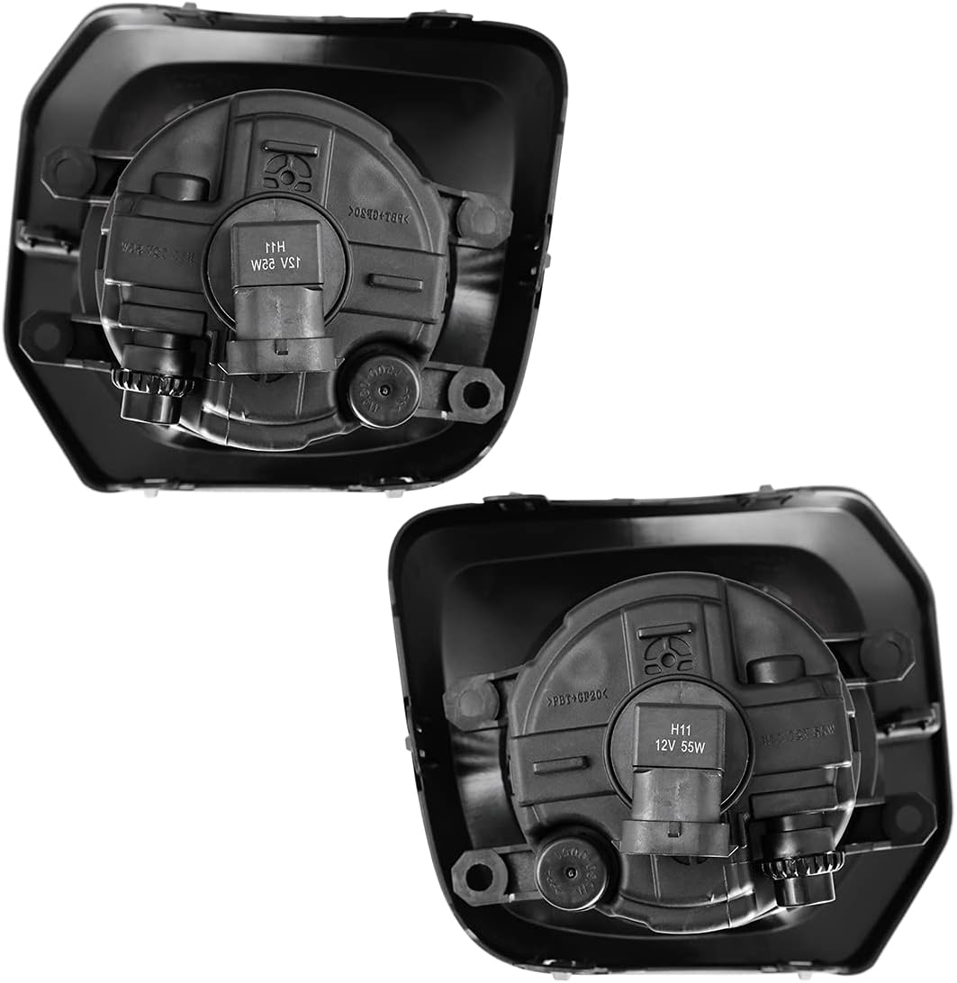 ROXX Fog Lights Fits For 2016 2017 2018 2019 2020 TOYOTA TACOMA Only SR/SR5 Fog Light Assembly OE Style Bulb H11 12V55W ​Clear Lens + Wiring Harness Kit + Switch