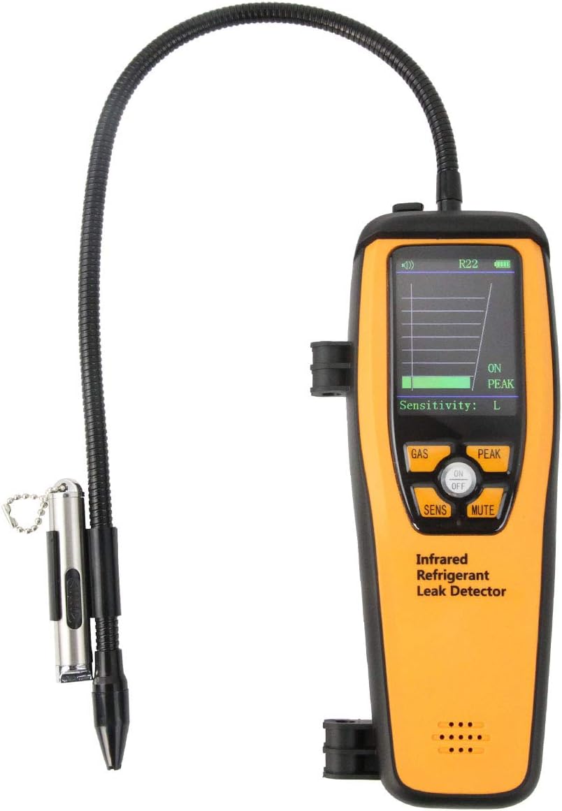 Elitech ILD-300 Infrared Refrigerant Leak Detector HVAC Halogen Tester Gas Selectable