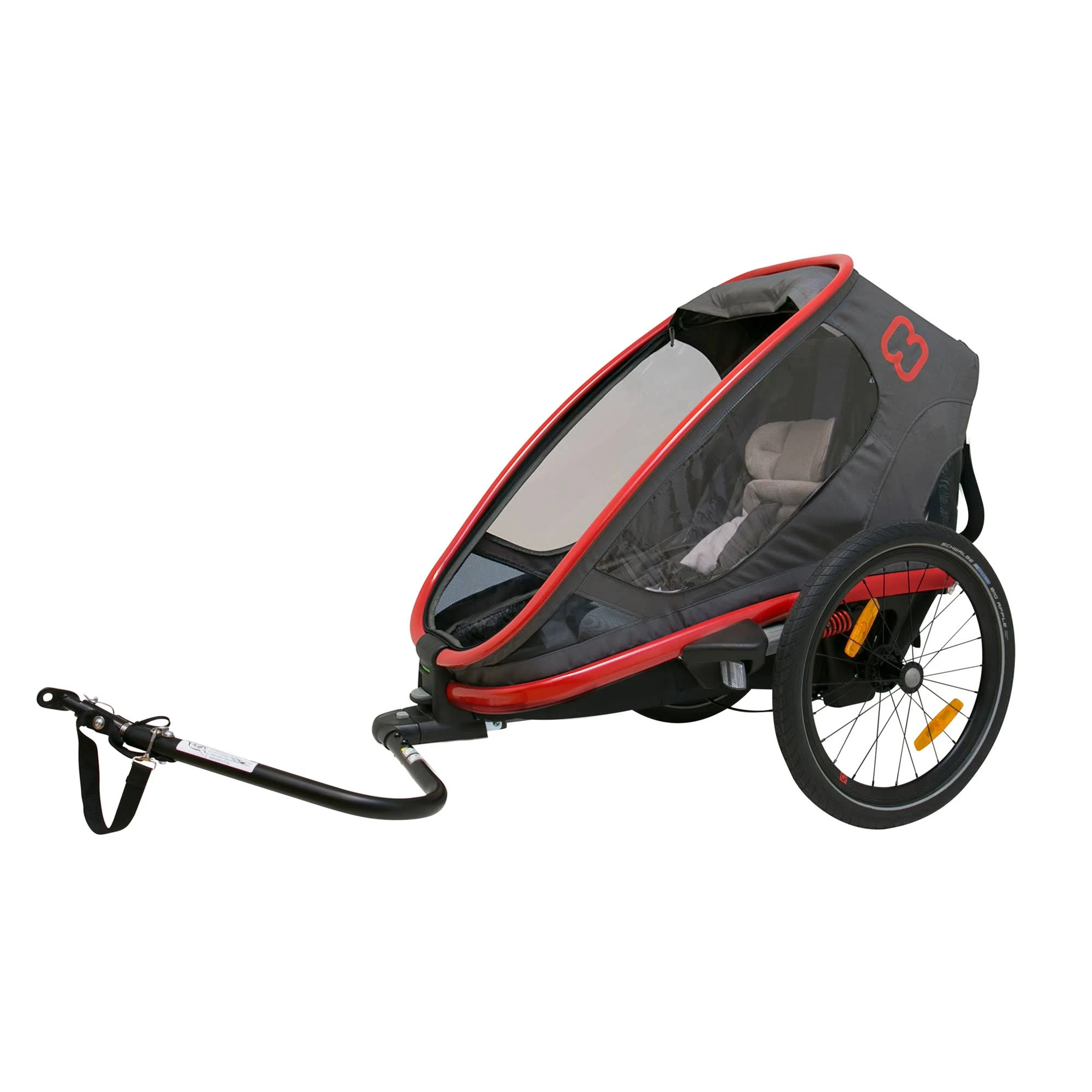 Hamax Child Bike Trailer u0026 Jogging Stroller - Multi-Sport Outback (Single)