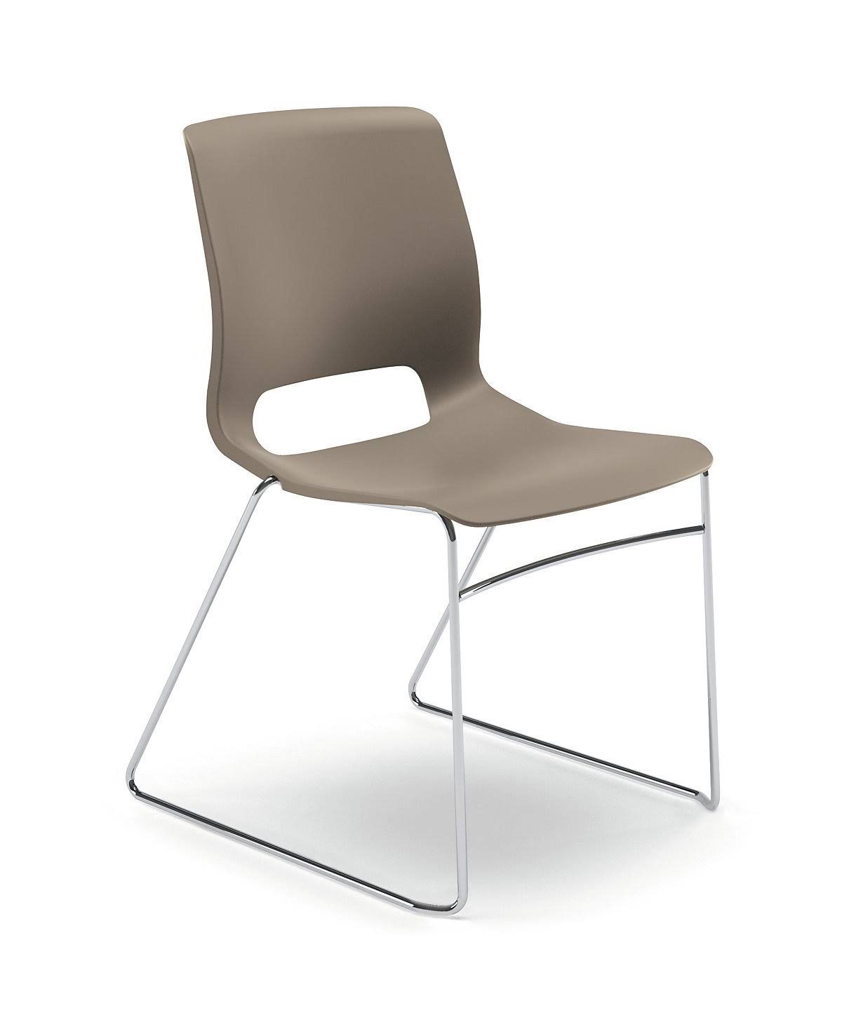 HON Motivate Seating High-Density Stacking Chair Shadow/Chrome 4/Carton