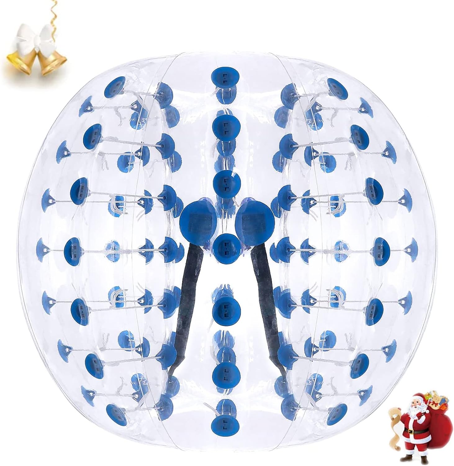 AthLike 5FT(1.5M) Dia Inflatable Bumper Bubble Soccer Balls for Kids/Adults, Body Zorb Ball, Playground Inflate Balls, Giant Human Hamster Ball for Yard, Park, Beach, Playing Center, PVC, 1 Pack