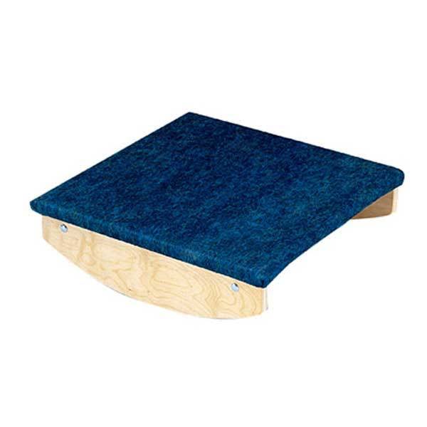 Cando Rocker Board - Wooden with Carpet - Front-to-Back - 30x22 x 60x22 x 12x22