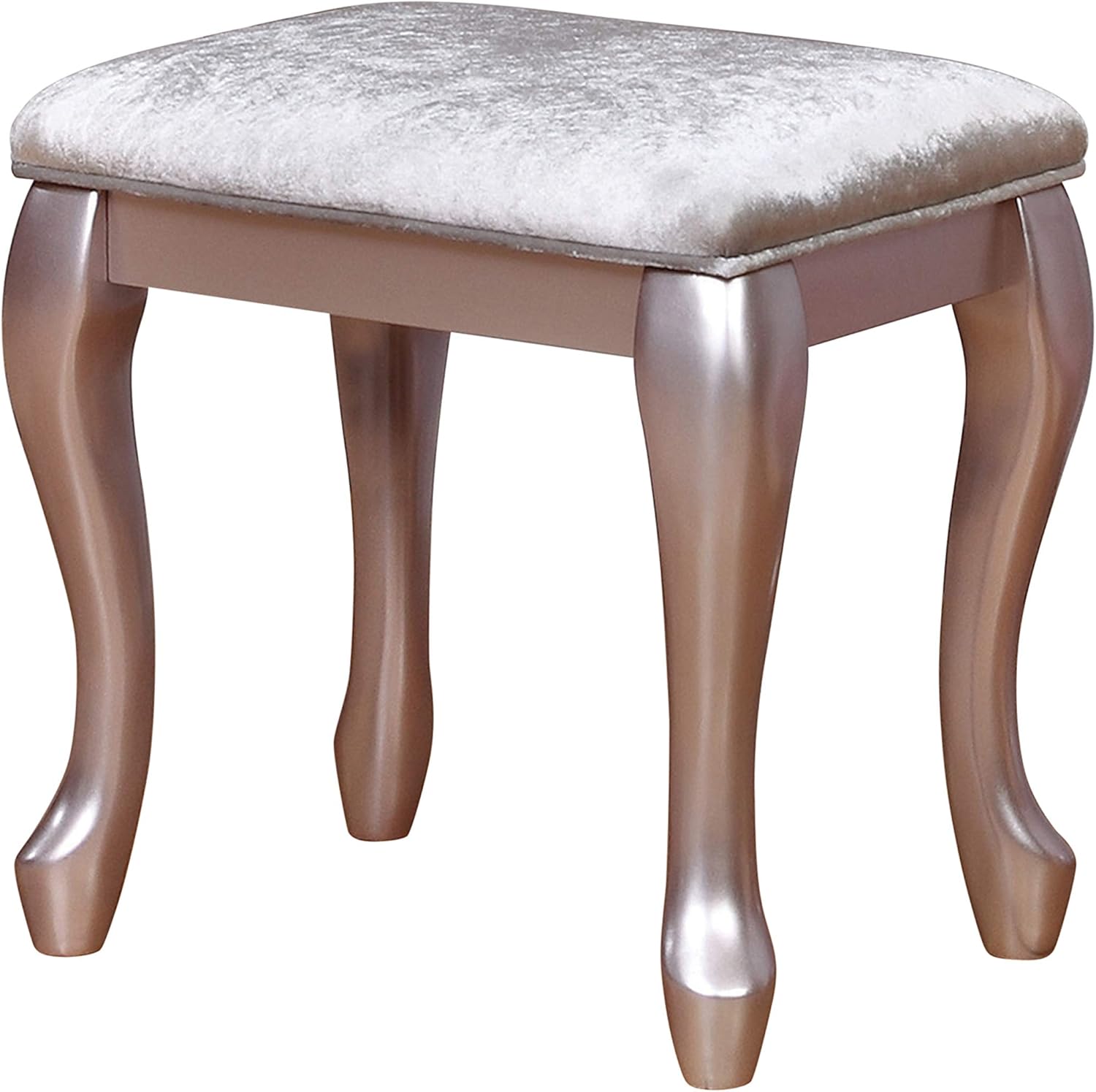 Coaster 400898-CO Vanity Stool, Metallic Lilac