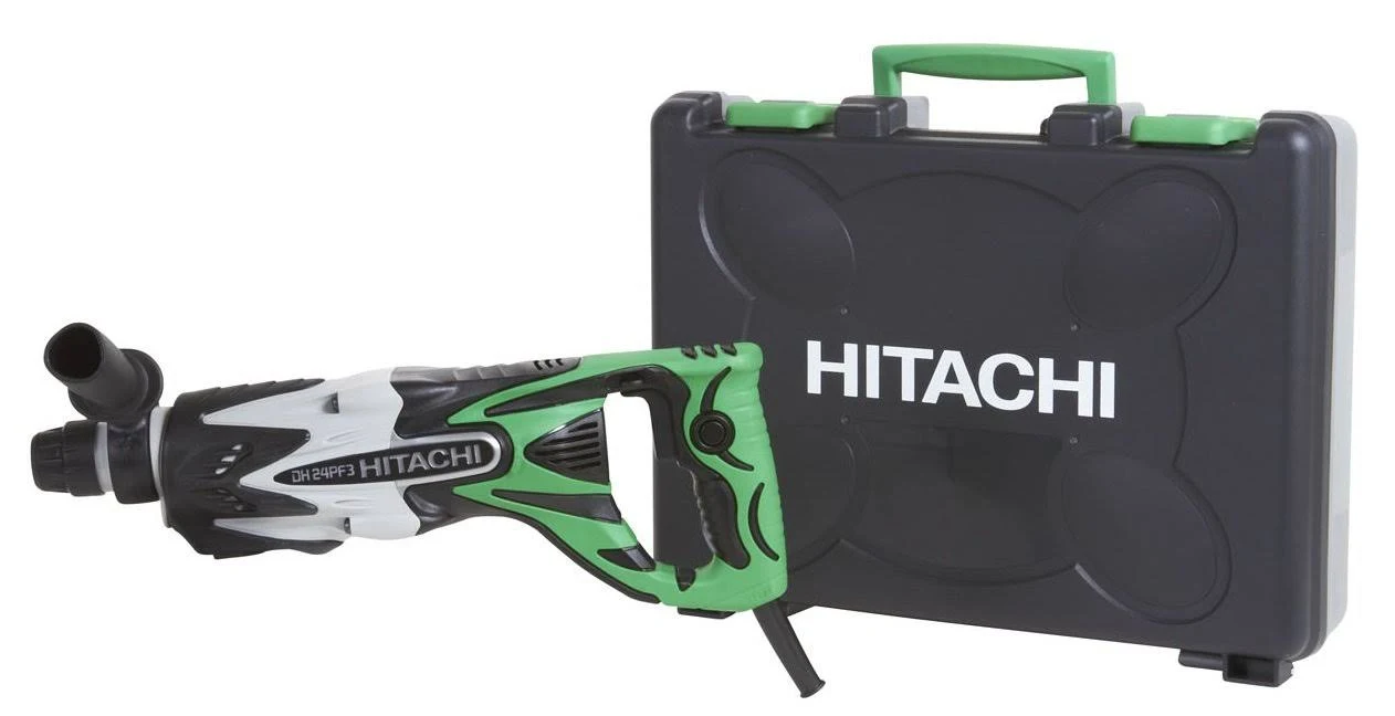 Hitachi Dh24pf3 15/16-Inch SDS-Plus Rotary Hammer, 3-mode, VSR (D-Handle)