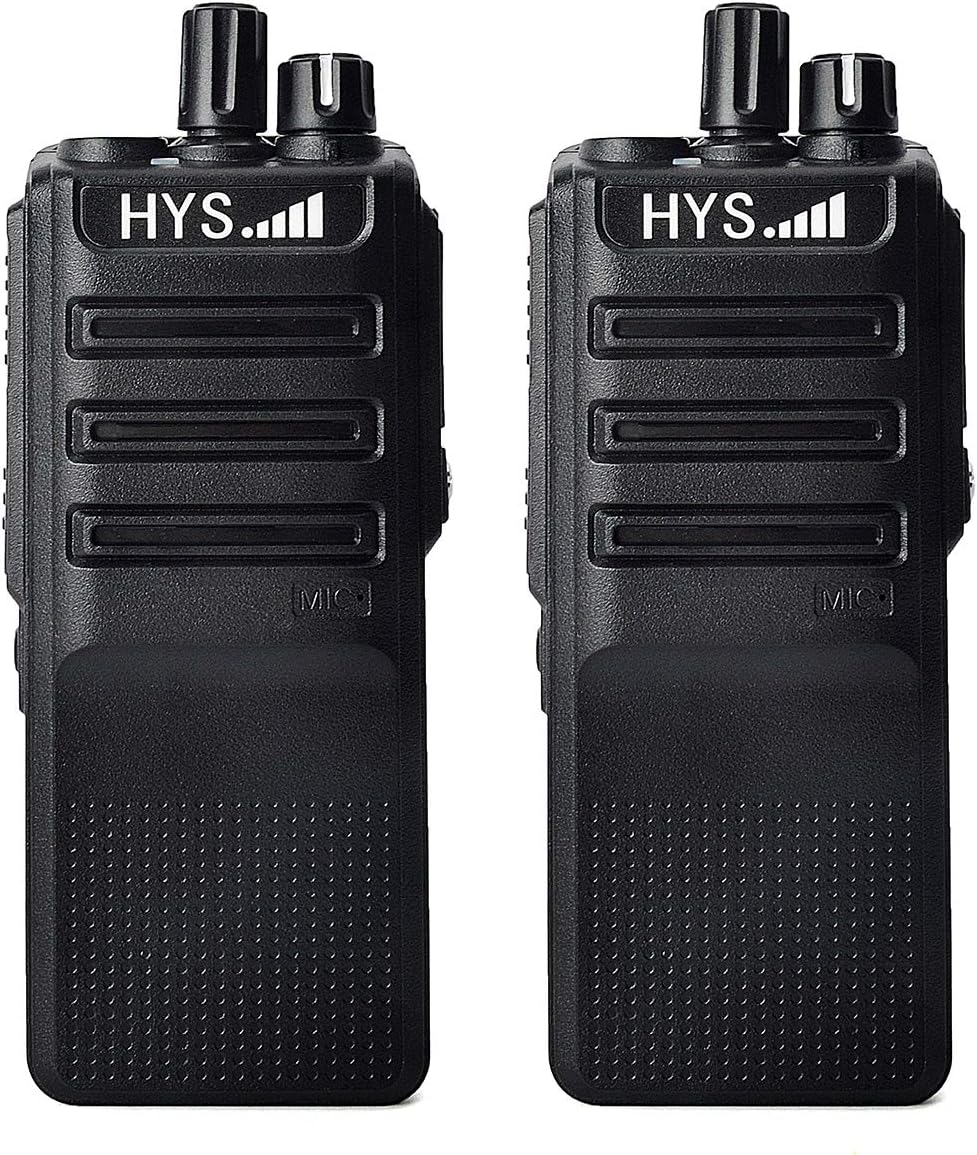 HYS TC-L10W Rechargeable 16channels 3000mAh Large Battery Walkie-Talkie Two-Way Radio Li-ion Battery and Charger Included (2PACK) Pack of 2