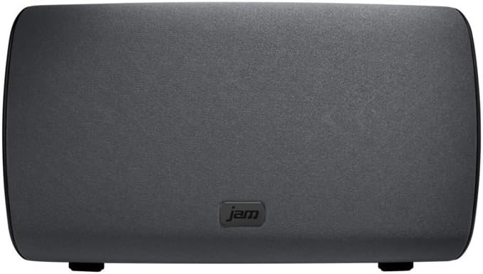 JAM Symphony WiFi Home Audio Speaker with Amazon Alexa Voice Service, Stream Music, Built-in Intercom, Sync up to 8 Speakers for Home Audio, Control Speakers with Smartphone App, HX-W14901 Black Pack of 2