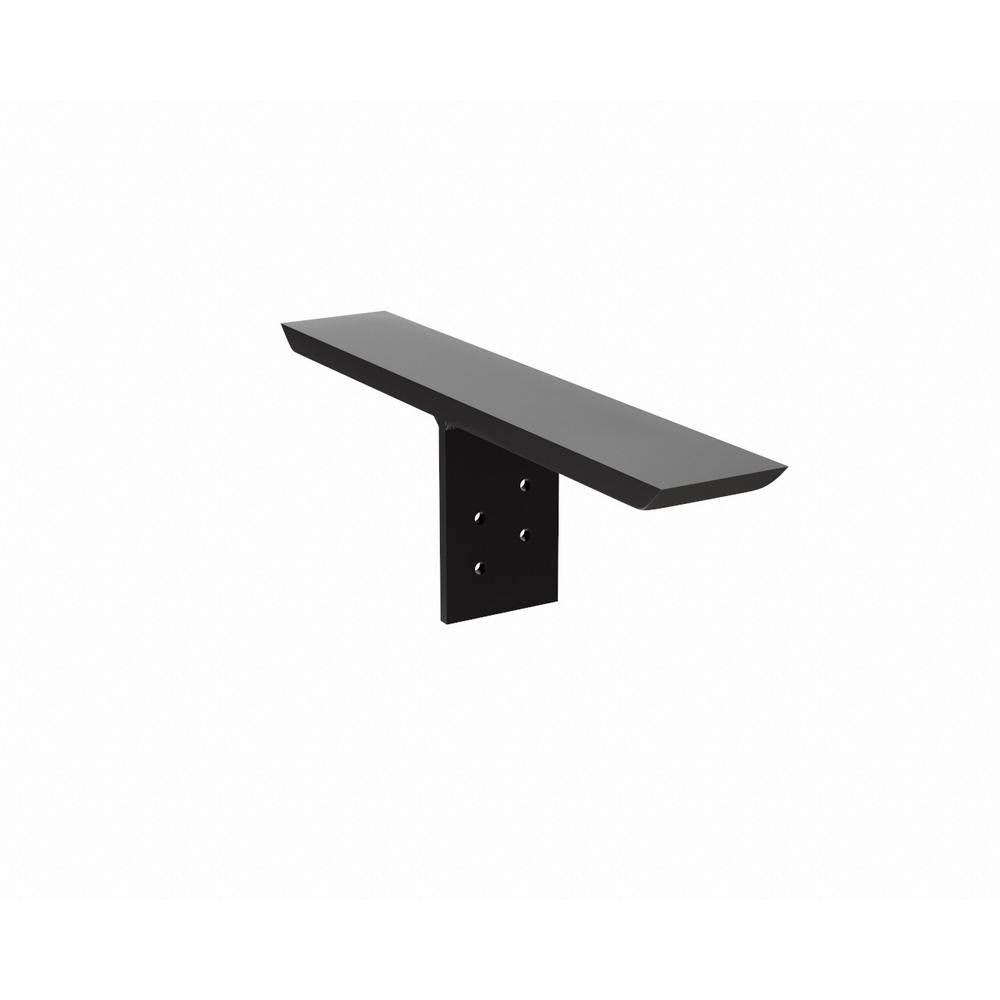 The Original Granite Bracket 30 in. T-Brace Countertop Support Bracket, Black TB-30