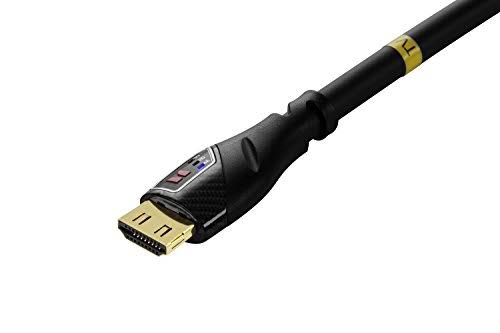 Monster Cable UltraHD Black Platinum Ultimate High Speed HDMI Cable with Ethernet and Performance Indicator, 5&