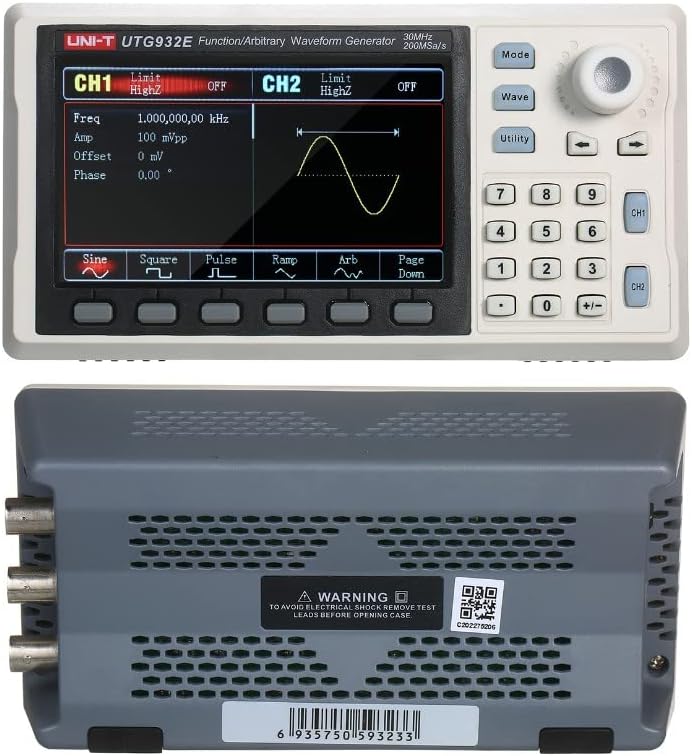 Frequency Generator,Functional Signal Generator Frequency Meter Signal Source Module Frequency Counter, 2ch 30mhz Frequency Meter Ac110-240v(us)