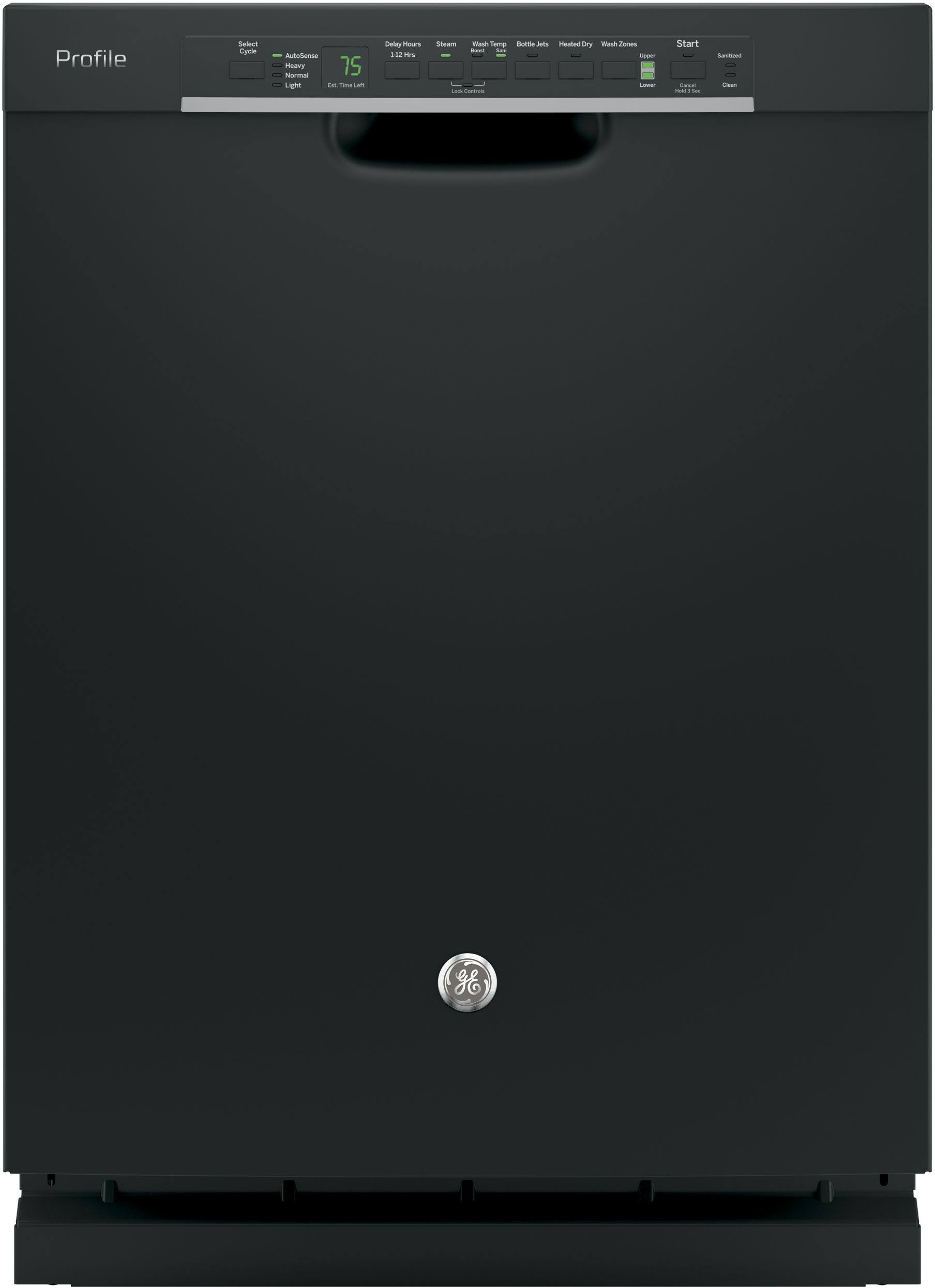 GE Profile PDF820SGJBB 23.7x22 Built-in Dishwasher - Black