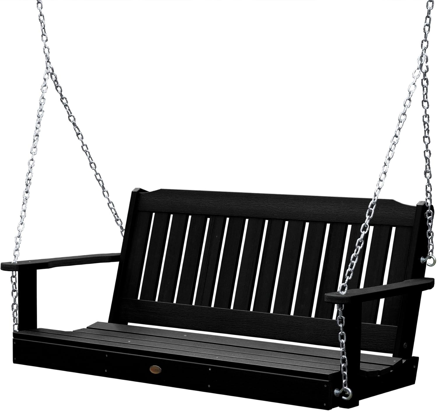 Highwood AD-PORL1-BKE Lehigh Porch Swing, 5 Feet, Black