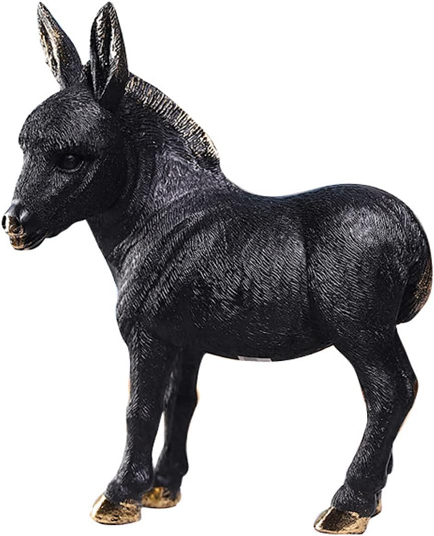 Taiyoko Black Cat Statue Decor Gifts for Lovers Smiling Figurines Collectibles Sculpture Home Room Decorations 7.4 Inch (Comfy Sitting)