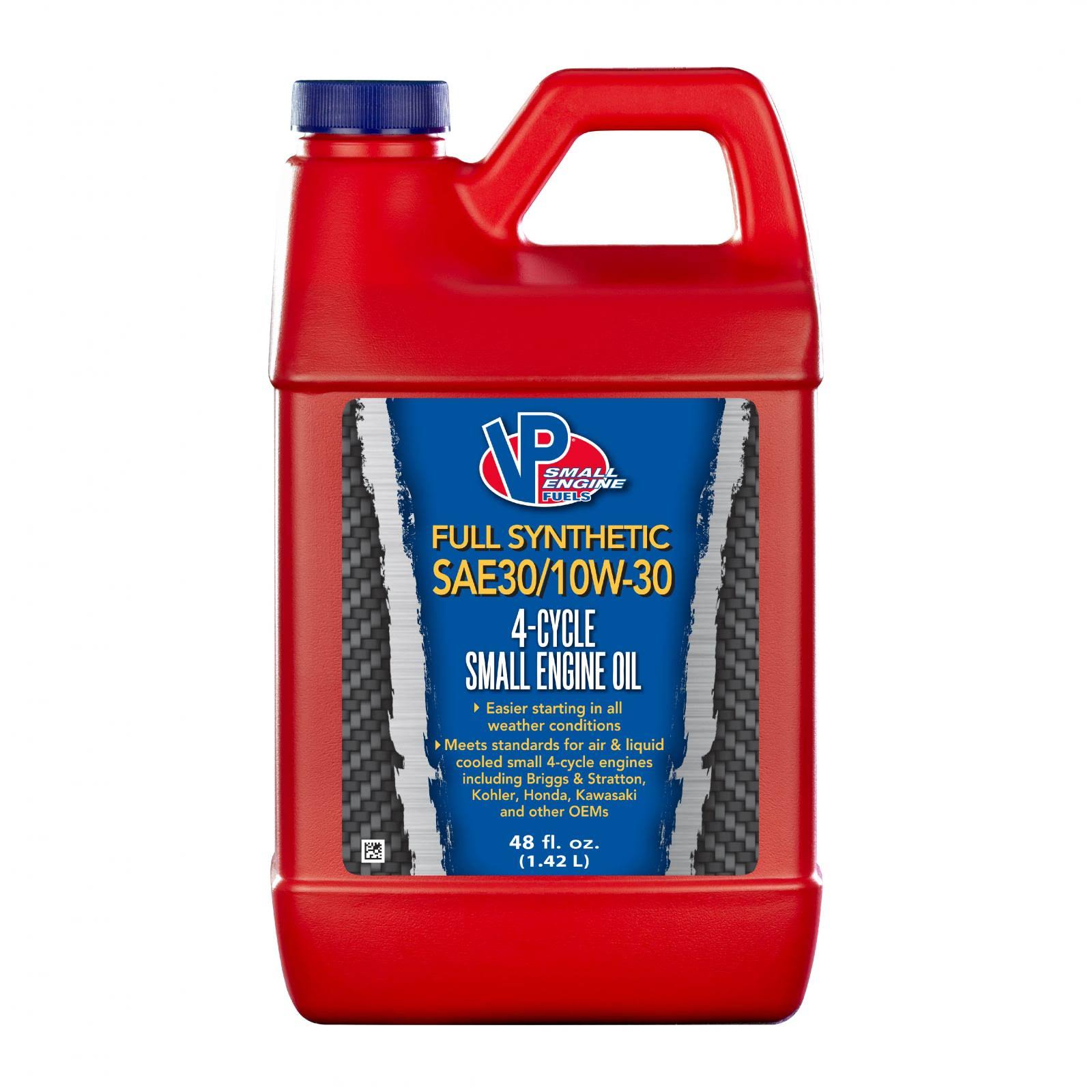 VP Racing Fuels 2930 4 Cycle SAE 30 / 10W30 Full Syncase (4/48 oz)