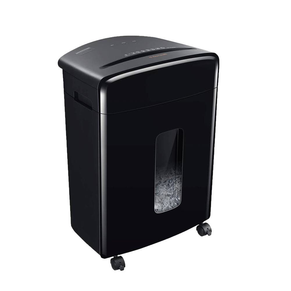 Bonsaii 20-Sheet Heavy Duty Cross-Cut Paper and Credit Card Shredder - Black