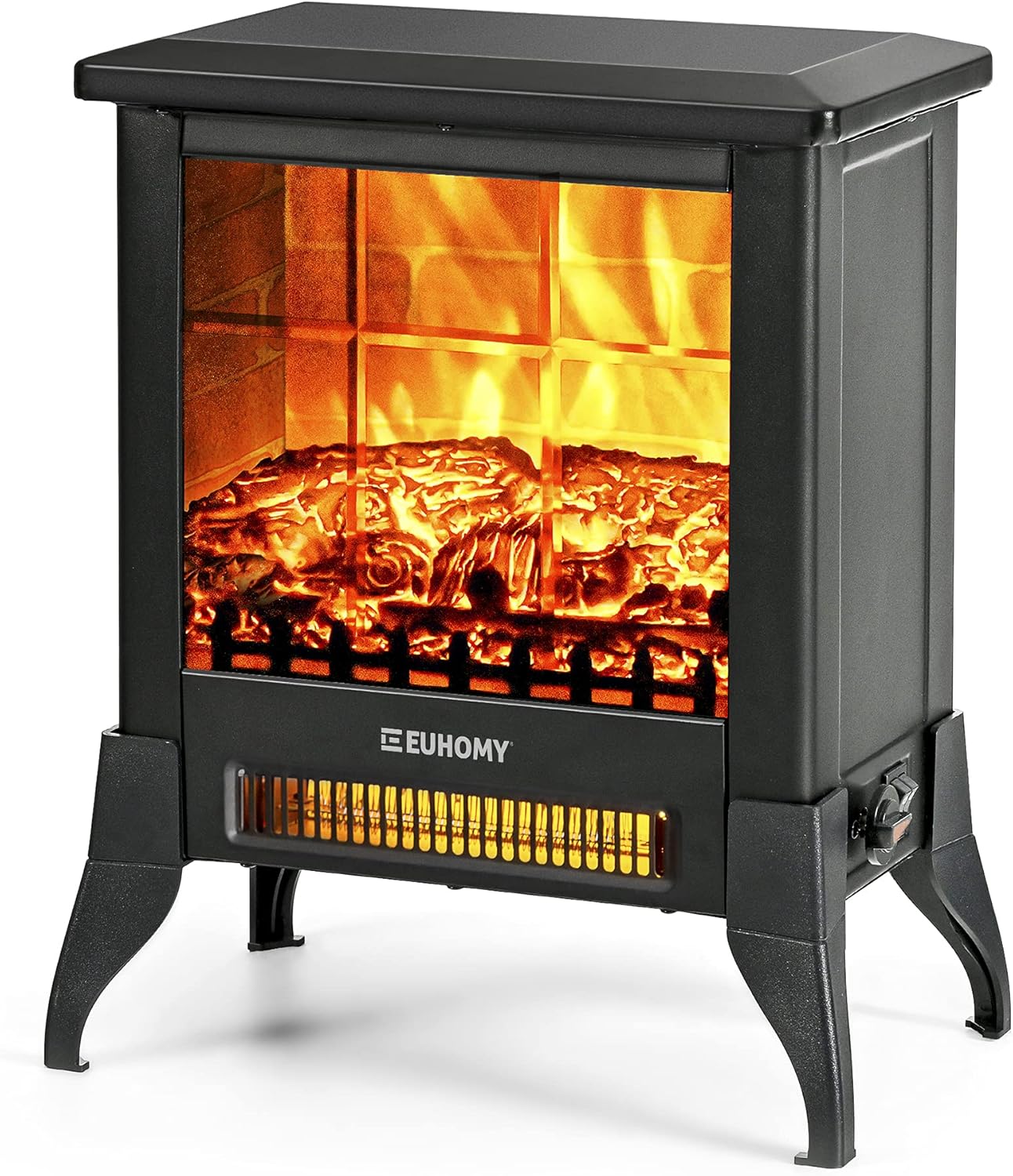 Euhomy Electric Fireplace Heater, 18