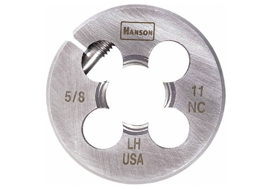 Irwin Hanson Adjustable Round Fractional Dies Right u0026 Left-Hand (HCS)