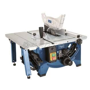 Scheppach 230V Scheppach HS80 8x22 Bench Top Table SAWBENCH C/W Sliding Slid Extension