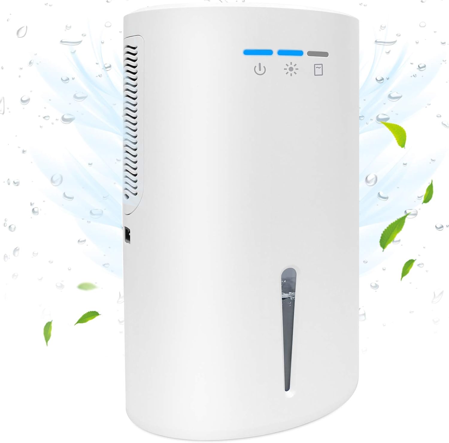 Letsport Upgraded 68oz Dehumidifier for Home, Up to 480 Sq Ft Portable Compact Electric Mini Dehumidifier with Ultra Quiet Small Dehumidification for Basement Bathroom Bedroom Kitchen Closet RV Pack of 2