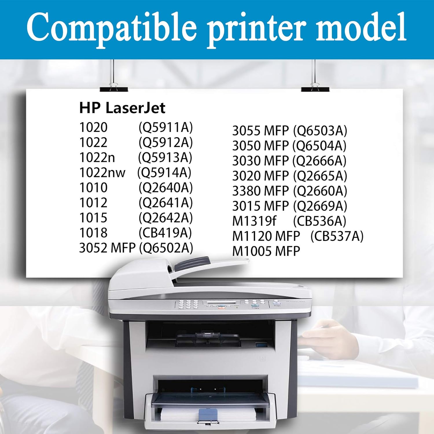 1 Pack Black High Yield Toner Cartridge 12A | Q2612A Replacement for HP 1020 1022 1022n 1022nw 1010 1012 1015 1018 3052 MFP 3055 MFP 3050 MFP 3030 MFP 3020 MFP Printer Ink Cartridge. Pack of 2