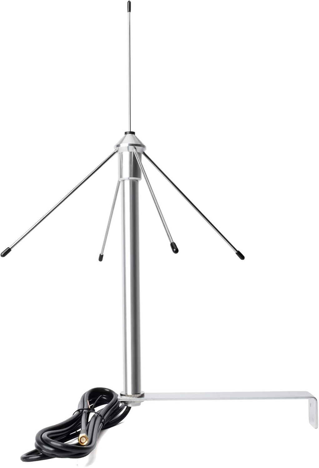 UAYESOK 433Mhz Detachable Omni Antenna Signal Booster 3dbi SMA-Male GSM GPRS Aerial for Ham Radio WiFi Remote Wireless Signal Repeater Electric Gate with 3M(9.8ft) RG58 Coaxial Cable Pack of 2