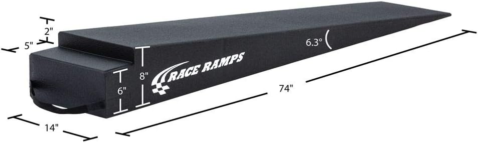 Race Ramps RR-TR-8XL Extra Wide Trailer Ramps with 6.3 Degree Approach Angle (Pack of 2)